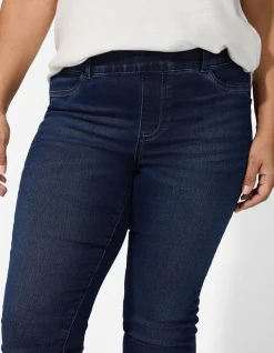 Jeggings - Gürtelschlaufen - dunkelblau