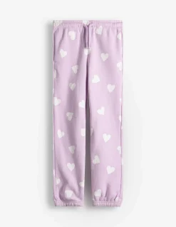 Jogginghose - Allover-Muster - lila