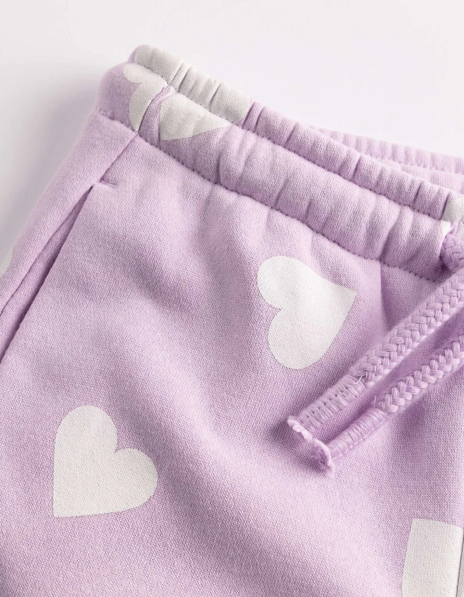Jogginghose - Allover-Muster - lila