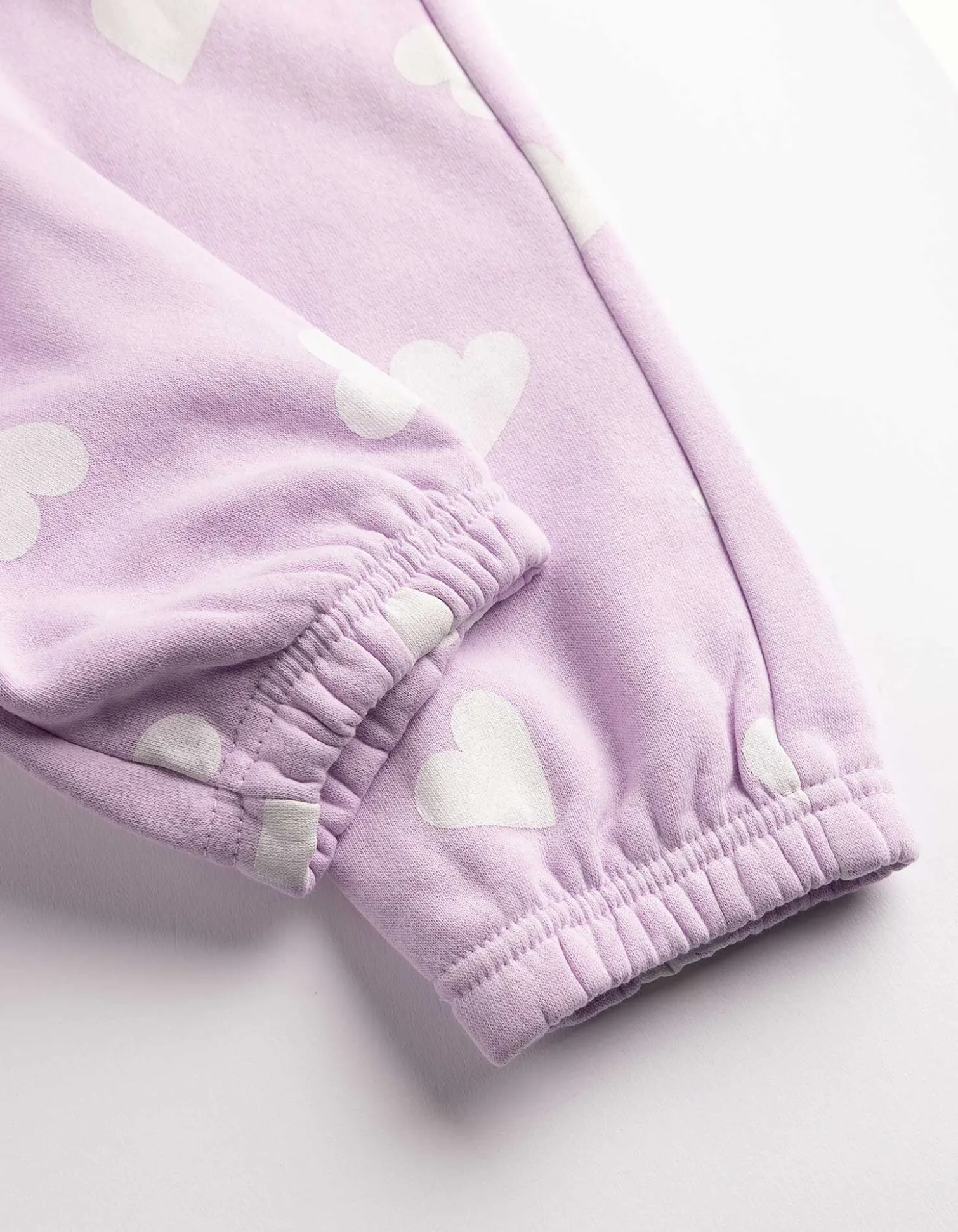 Jogginghose - Allover-Muster - lila