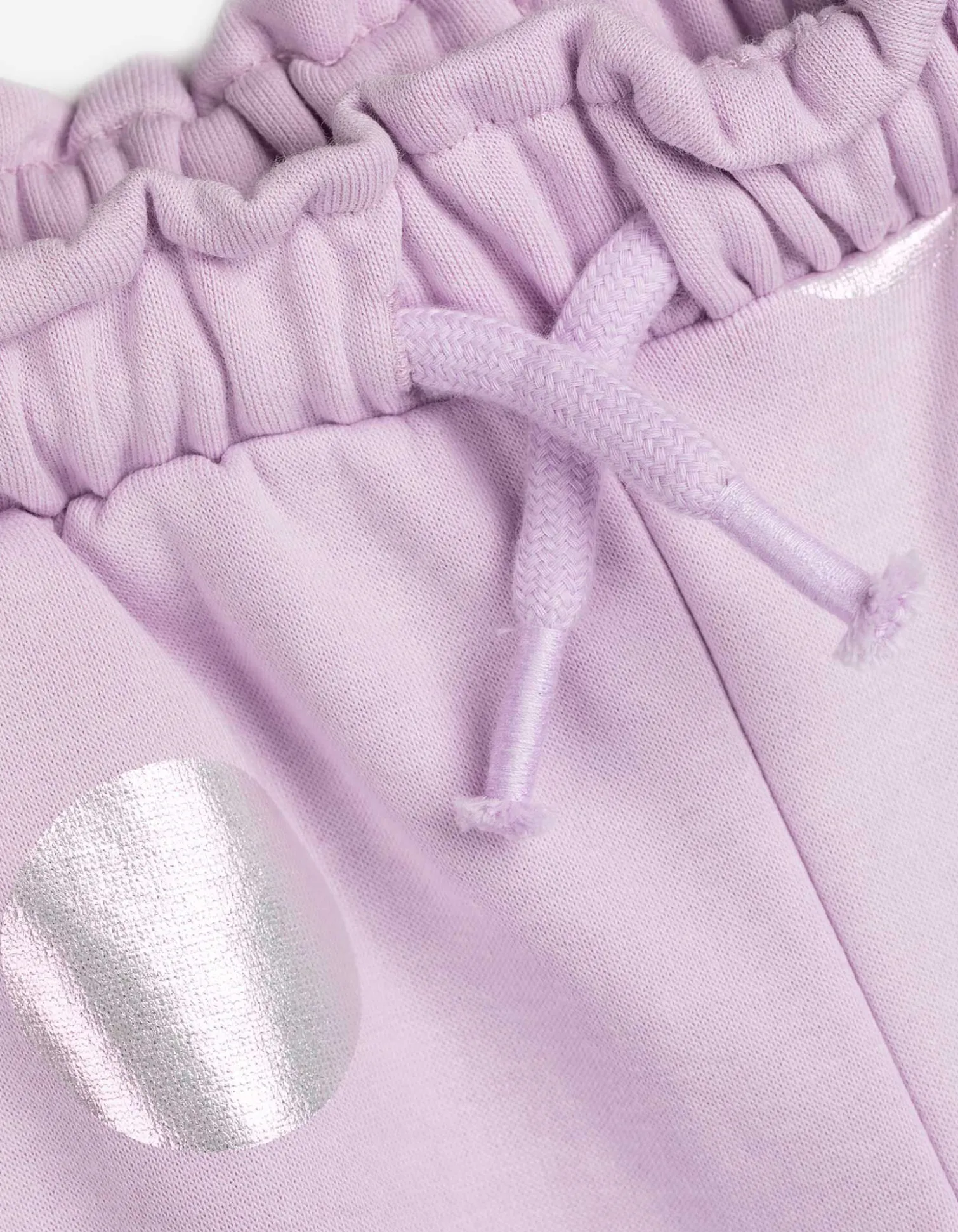 Jogginghose - Allover-Print - lila