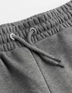 Jogginghose - Glitzerprint - grau