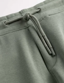 Jogpants - Kontraststreifen - grün