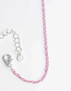 Kette - Amulett - silberfarben