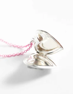 Kette - Amulett - silberfarben
