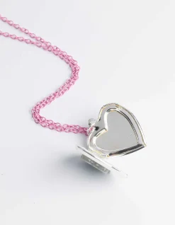 Kette - Amulett - silberfarben
