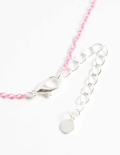 Kette - Amulett - silberfarben