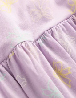 Kleid - Allover-Muster - Pink