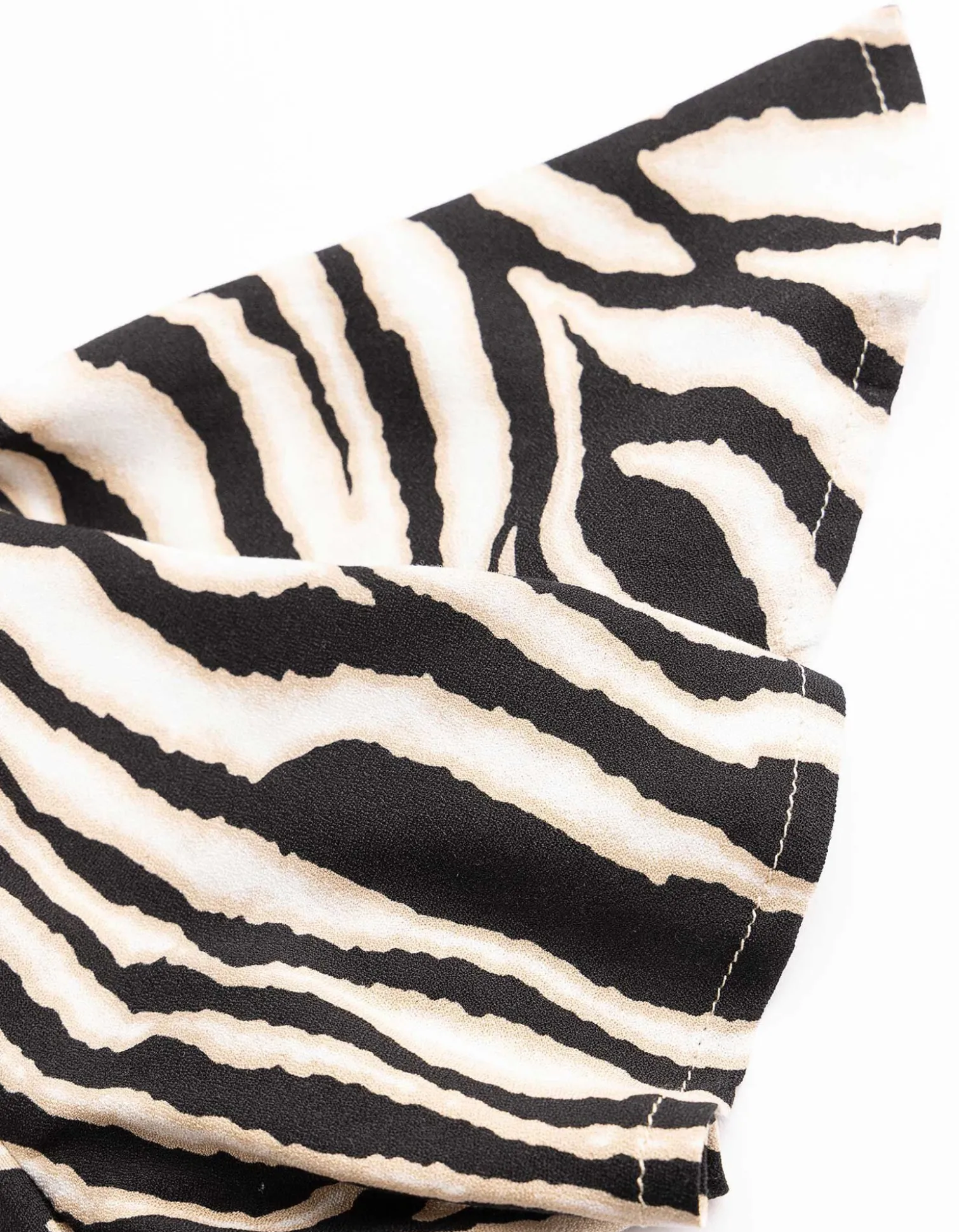Kleid - Allover-Print - weiß
