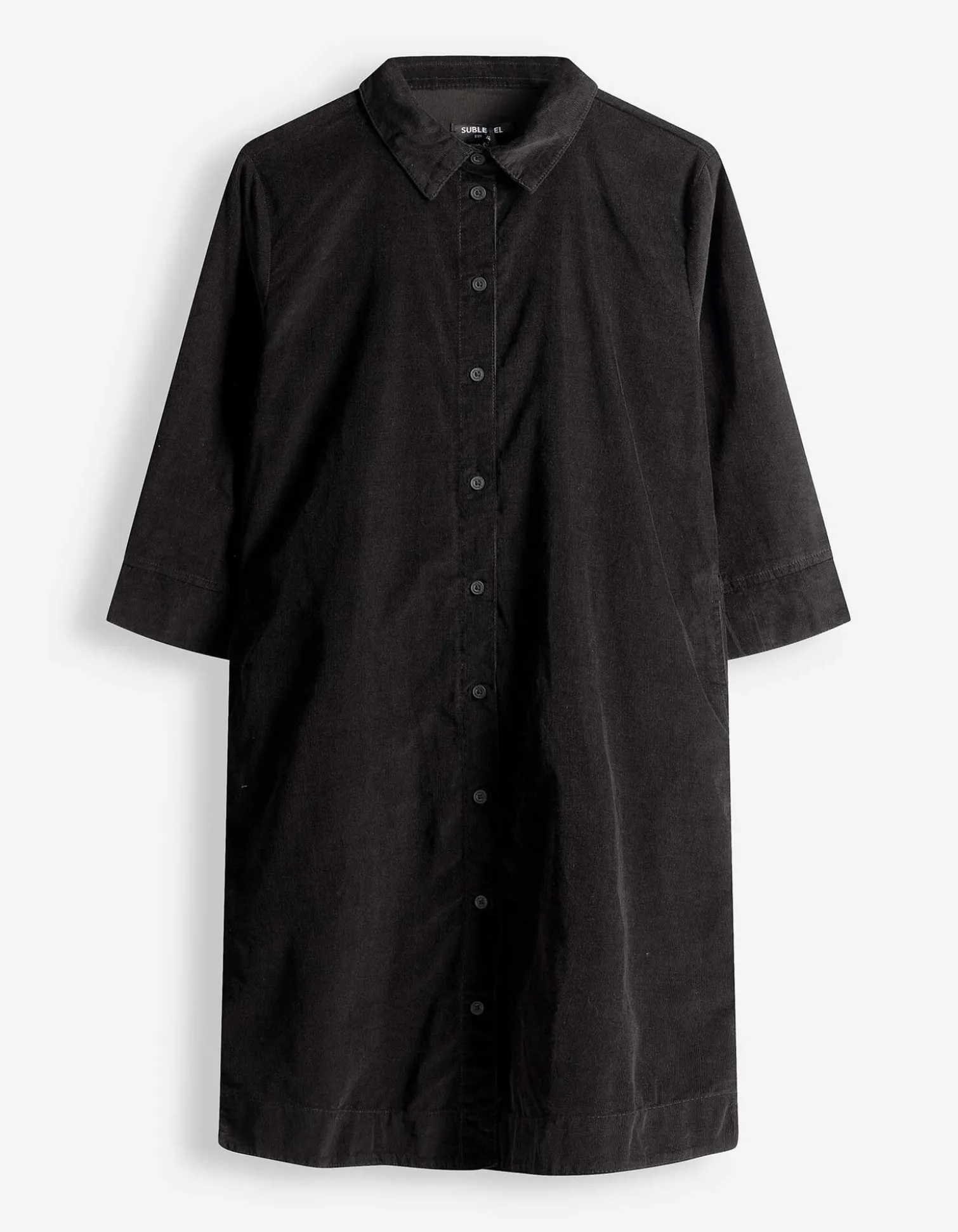 Kleid - Cord - schwarz