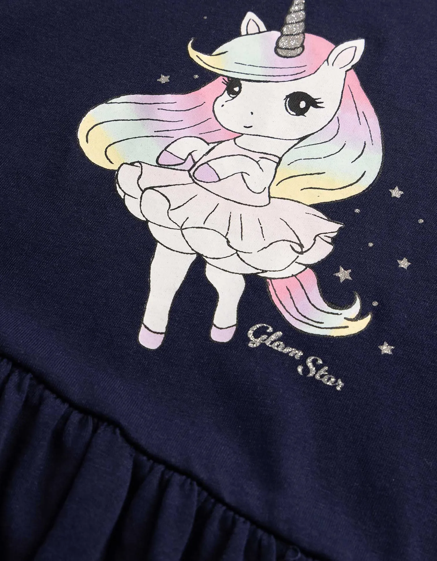 Kleid - einfarbig - dunkelblau