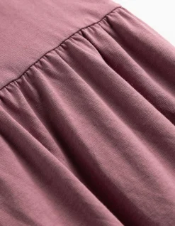 Kleid - einfarbig - dunkellila