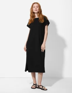 Kleid - einfarbig - schwarz