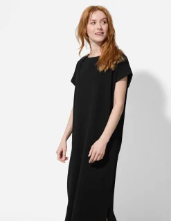 Kleid - einfarbig - schwarz