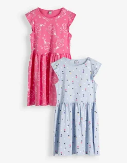 Kleid - 2er Pack - hellblau