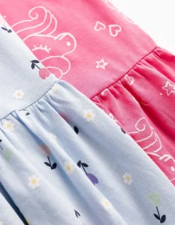 Kleid - 2er Pack - hellblau