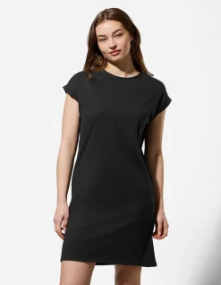 Kleid - gerade geschnitten - schwarz
