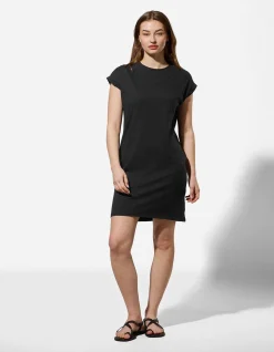 Kleid - gerade geschnitten - schwarz