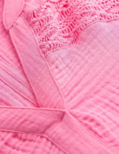 Kleid - Musselin - pink