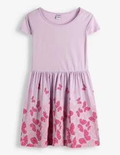Kleid - Print - lila
