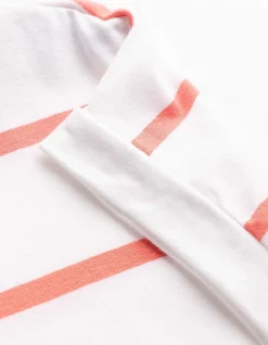 Kleid - Streifen - weiß