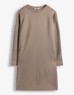 Kleid - Sweat - beige