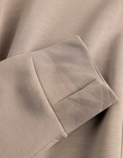 Kleid - Sweat - beige