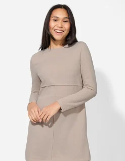 Kleid - Weiches Material - weiß