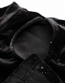 Langarmshirt - Cut-Outs - schwarz
