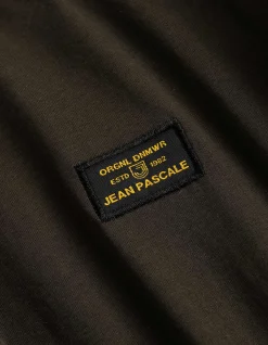 Langarmshirt - einfarbig - dunkelgrün