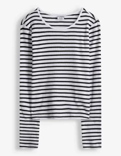 Langarmshirt - 2er-Pack - lila
