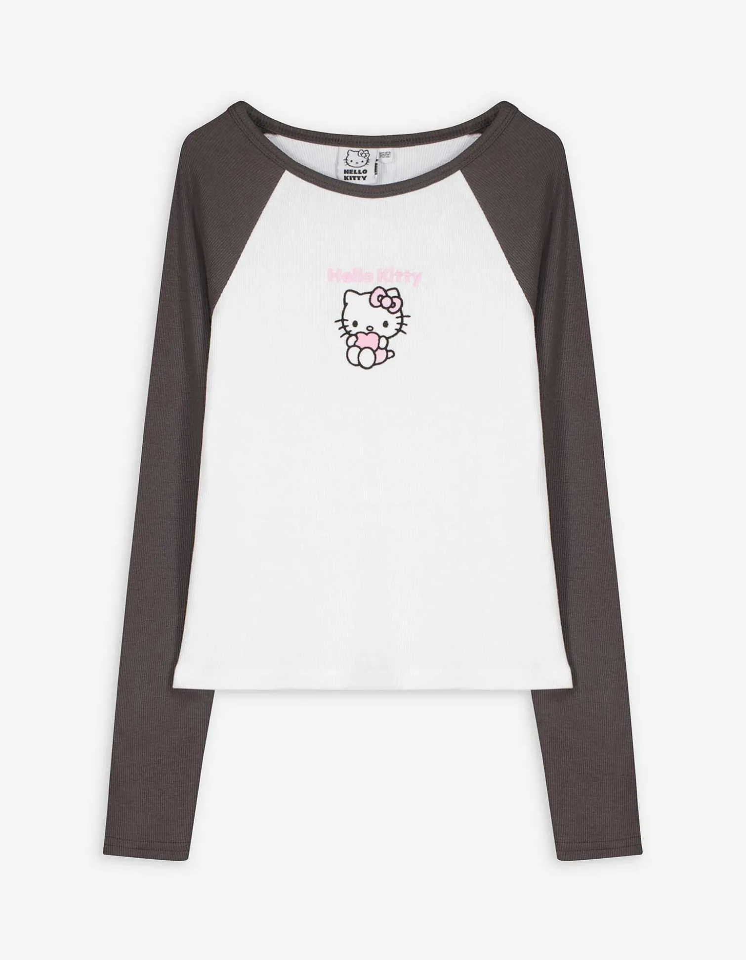 Langarmshirt - Hello Kitty - weiß