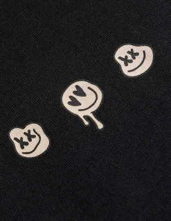 Langarmshirt - Rückenprint - dunkelgrau