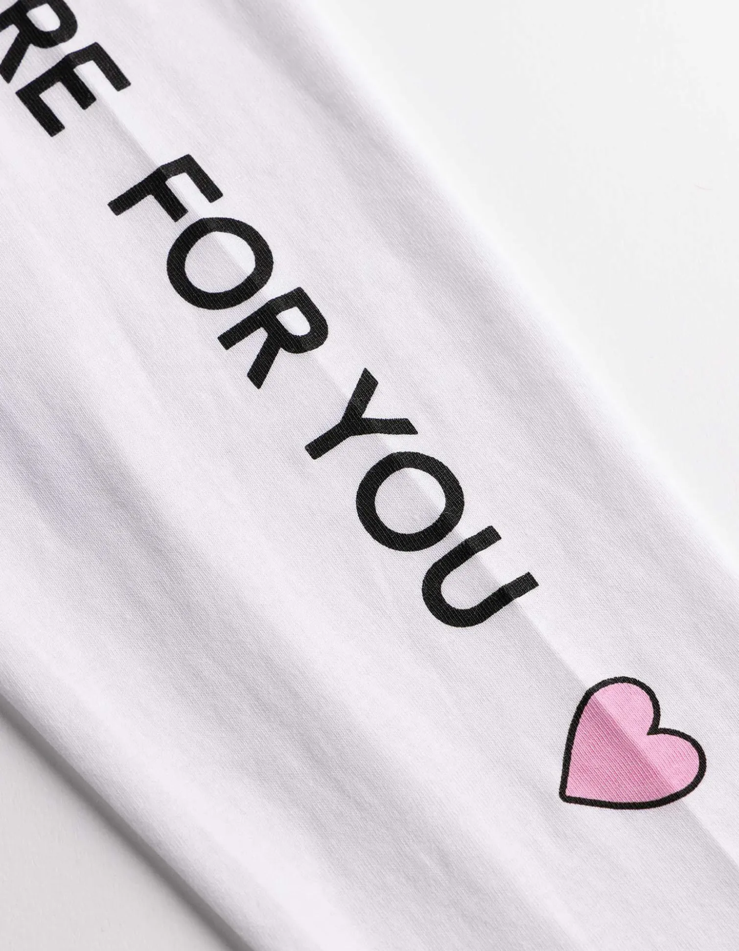 Langarmshirt - Rückenprint - weiß