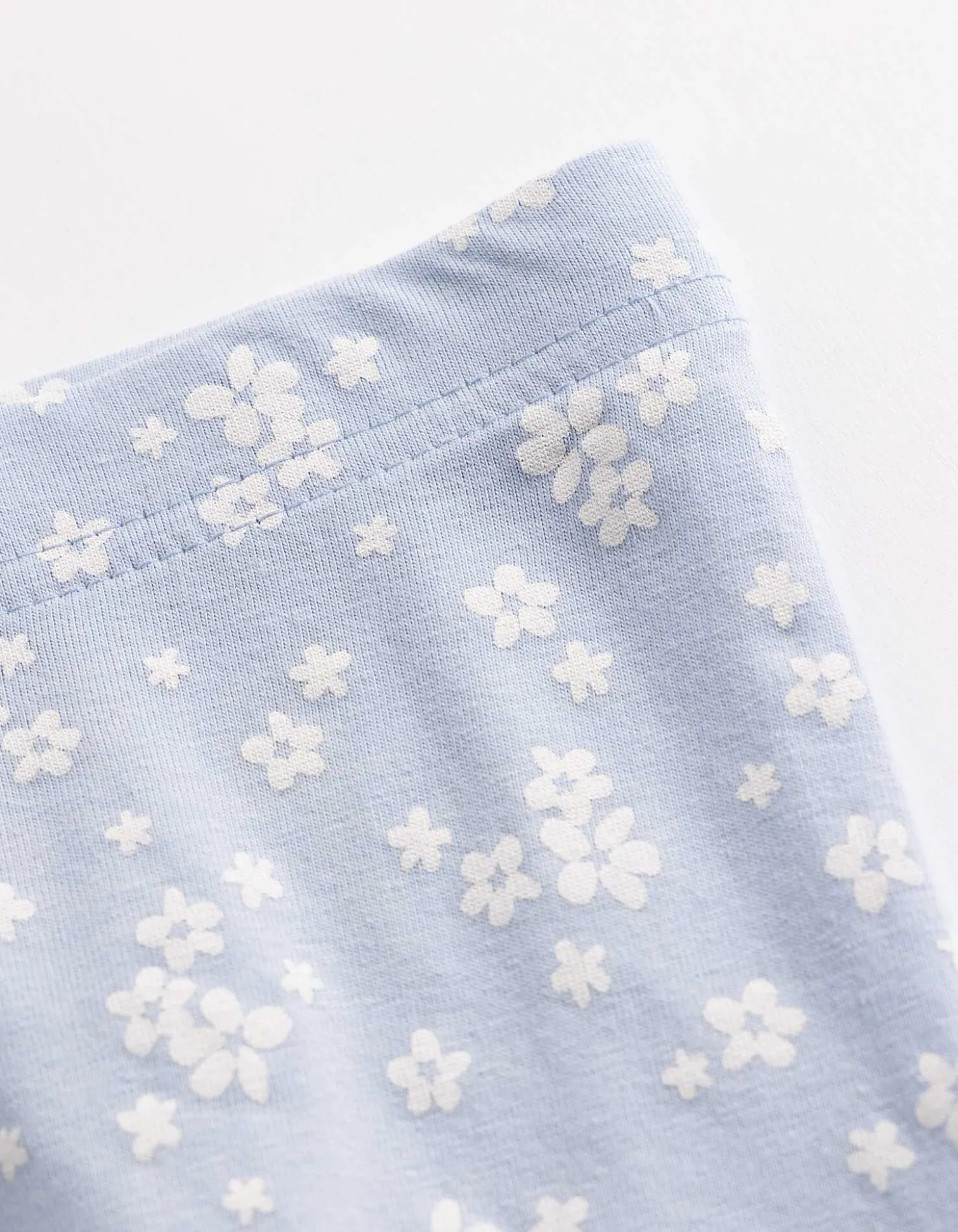 Leggings - Allover-Print - hellblau