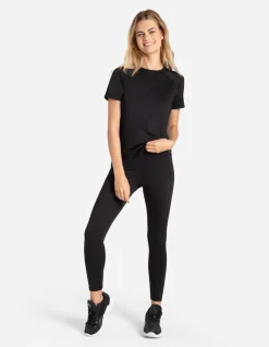 Leggings - Atmungsaktiv - schwarz