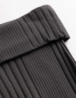 Leggings - Überbauchbund - dunkelgrau