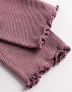 Leggings - dunkellila