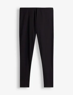 Leggings - Elastischer Bund - schwarz