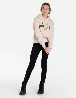 Leggings - Elastischer Bund - schwarz