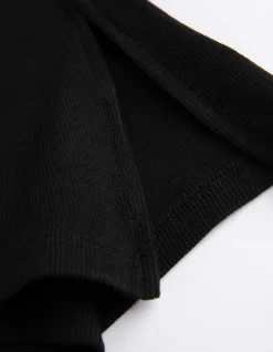 Leggings - Flared Fit - schwarz