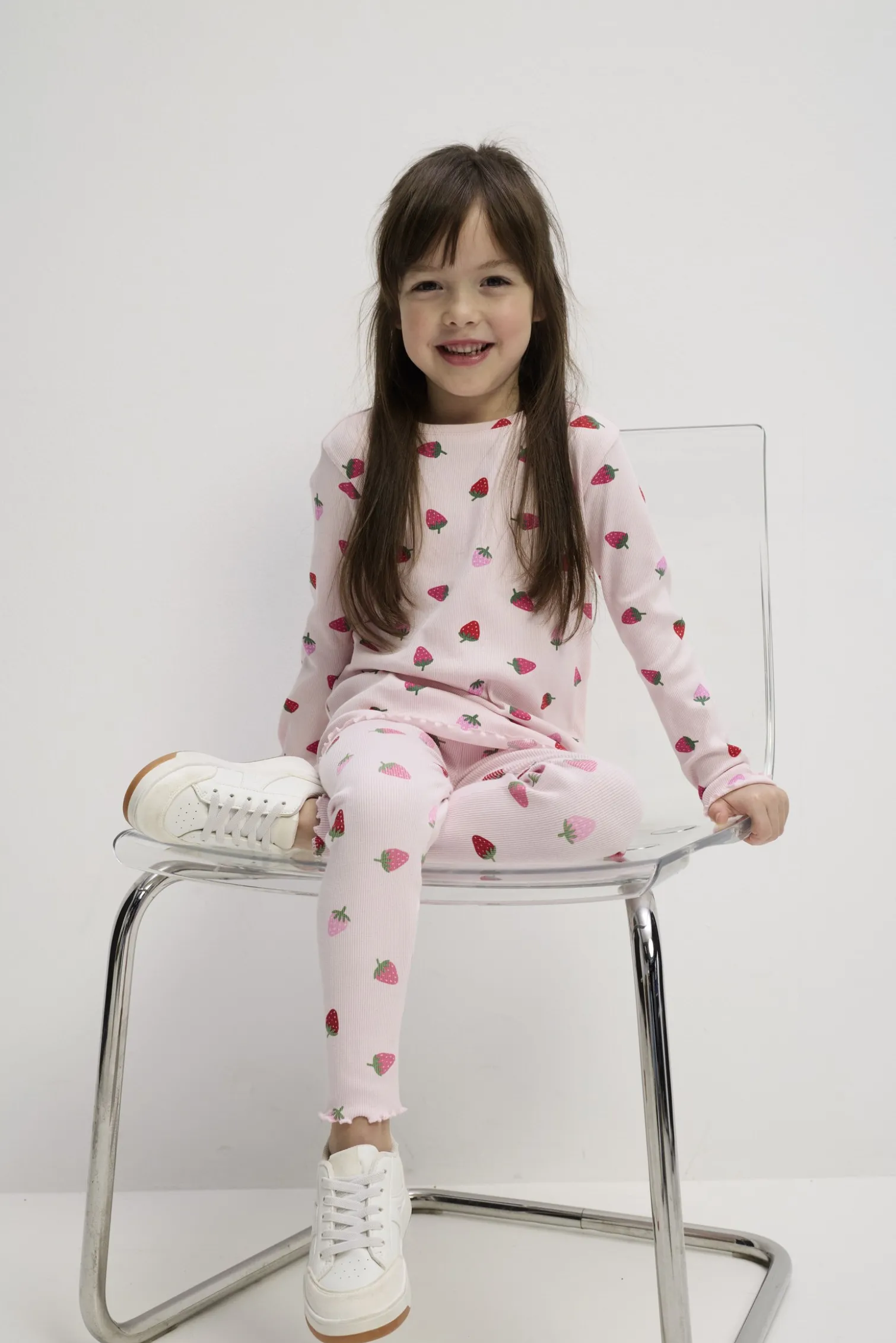 Leggings - Gerippt - rosa