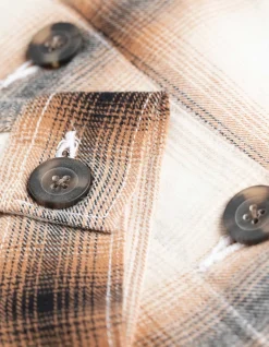 Longshirt - Hemdkragen - beige