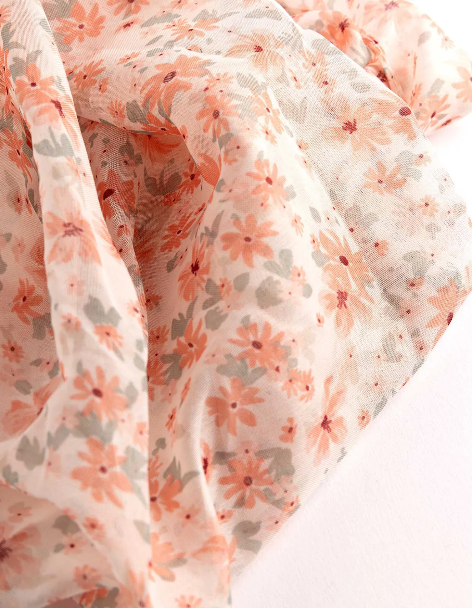 Loop-Schal - Allover-Print - orange