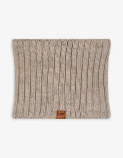 Loop-Schal - einfarbig - beige