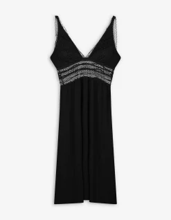 Negligee - Viskose - schwarz