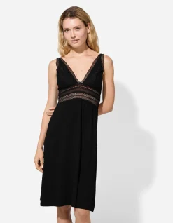 Negligee - Viskose - schwarz