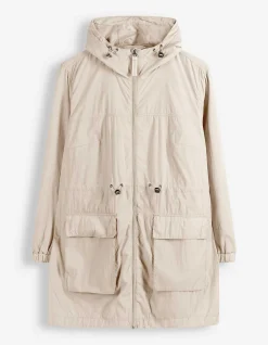 Outdoorjacke - einfarbig - Beige