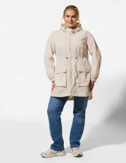 Outdoorjacke - einfarbig - Beige