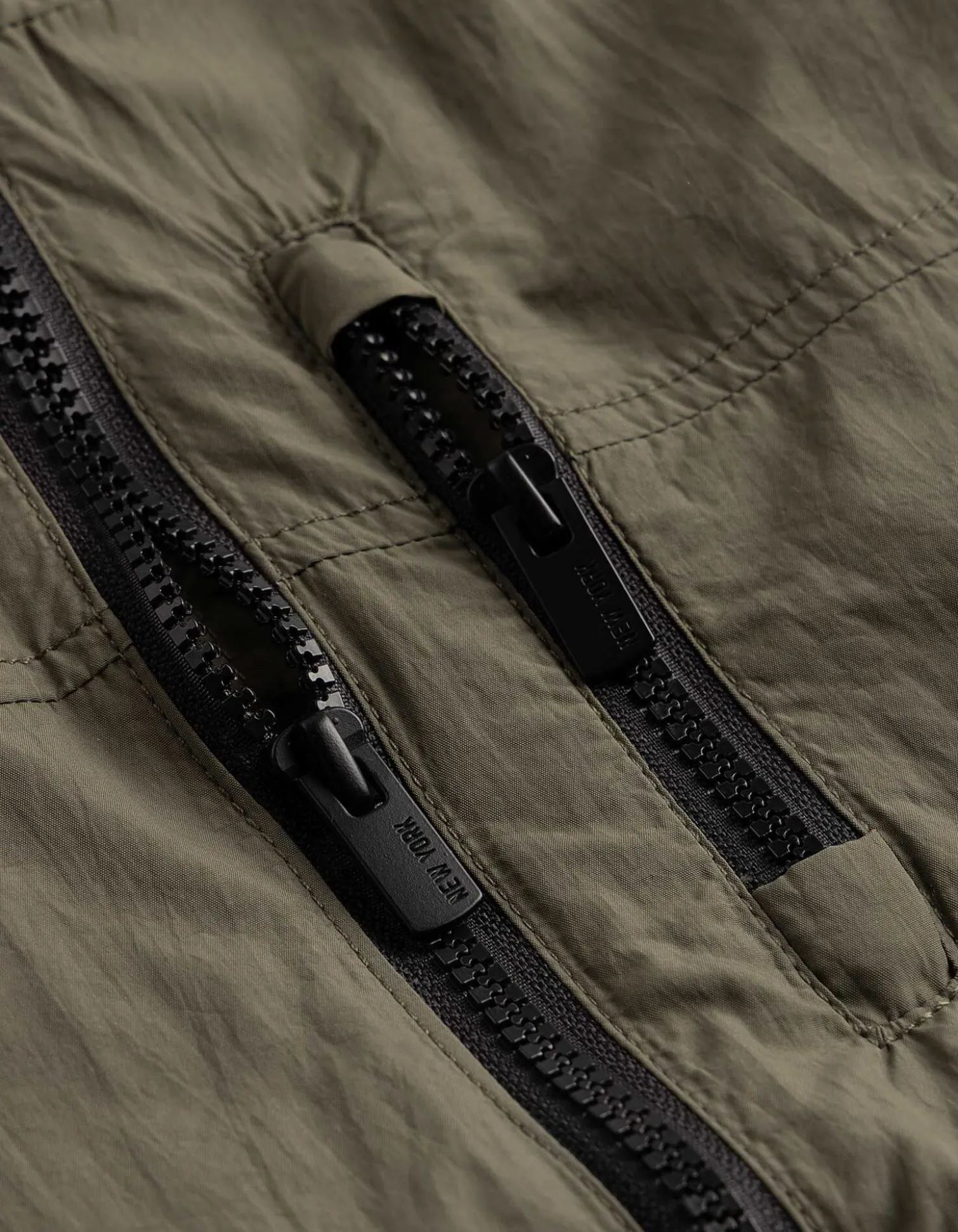 Outdoorjacke - Pattentaschen - dunkelgrün